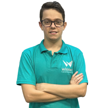 João Vitor Milanez, fisioterapeuta da Winner Fisioterapia